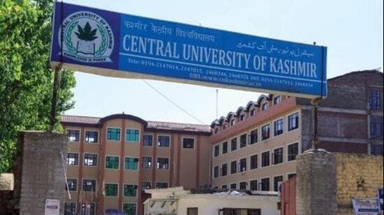 The Central University of Kashmir has attached the head of its chemistry department, associate professor Chinnappan Baskar, to the dean of academic affairs’ office and set up an internal inquiry following student protests over allegations of sexual harassment. (File photo)