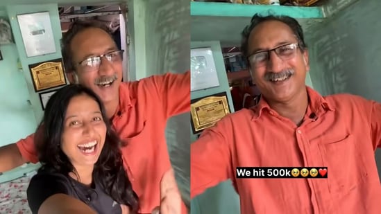 Father celebrates daughter’s Instagram success.