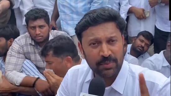 YSR Congress Party MP Y S Avinash Reddy has been summoned by the ED over its probe into the alleged <span class='webrupee'>₹</span>40-crore deal linked to Y S Vivekananda Reddy’s murder. (ANI)