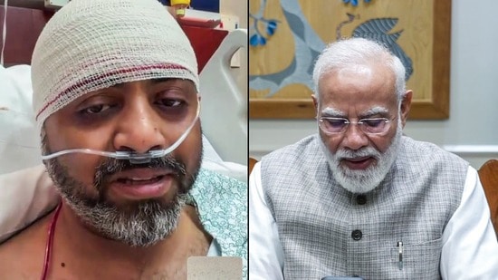 స్మిత్ మచ్ఛార్తో మోదీ వీడియో కాల్ (ANI Video Grab)