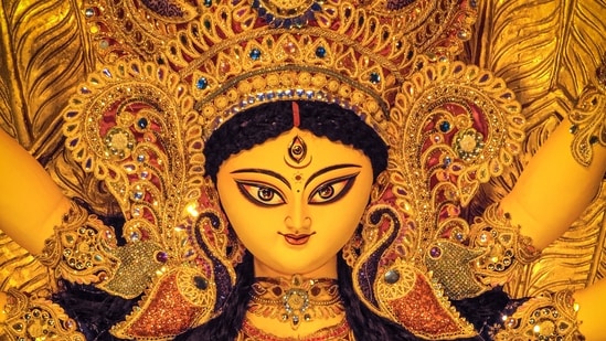A representative image of the Durga idol.