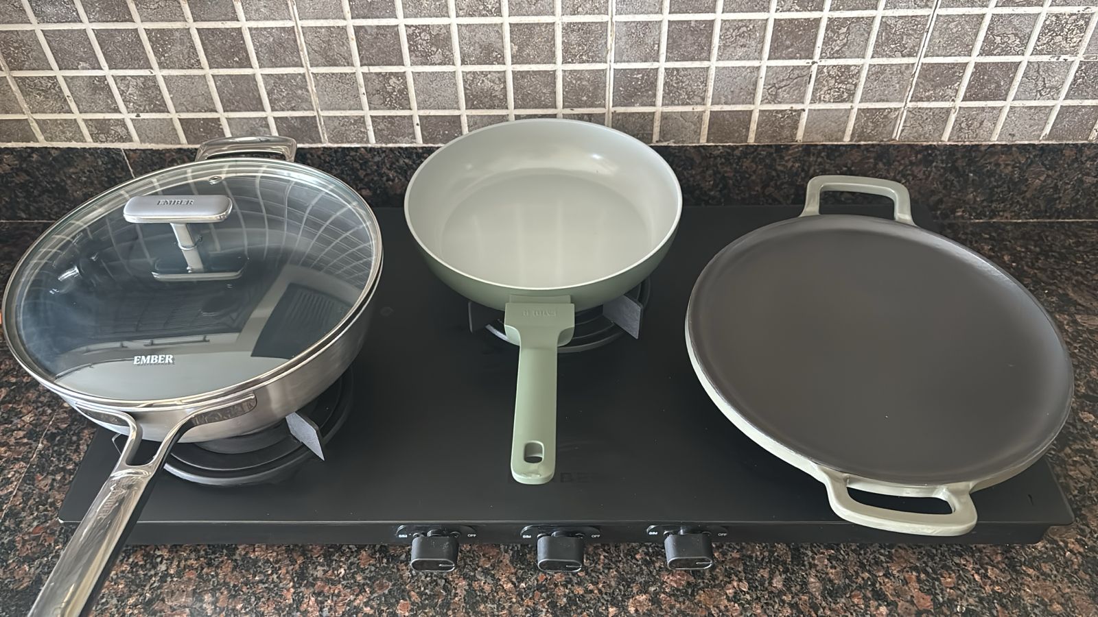 A Ember trinity in my kitchen. A Ember trinity in my kitchen.