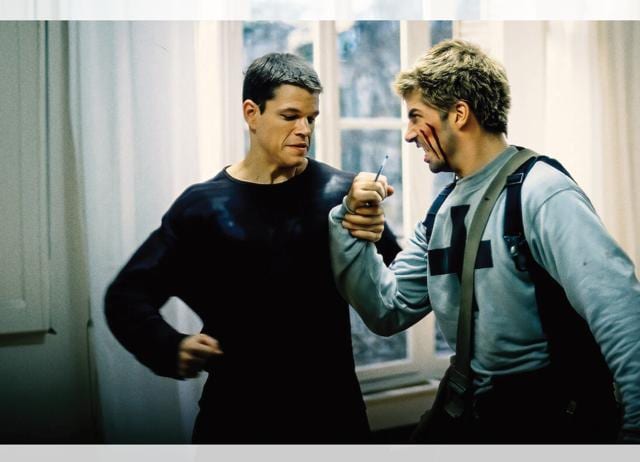 Bourne wakes up with multiple IDs, a Swiss bank safe-deposit number and retrograde amnesia. Bourne wakes up with multiple IDs, a Swiss bank safe-deposit number and retrograde amnesia.