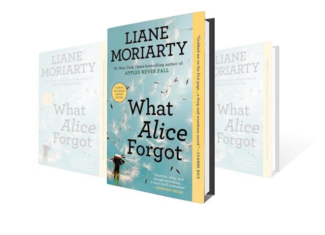 In What Alice Forgot, Alice wakes up believing she’s still 29, happily married and pregnant. In What Alice Forgot, Alice wakes up believing she’s still 29, happily married and pregnant.