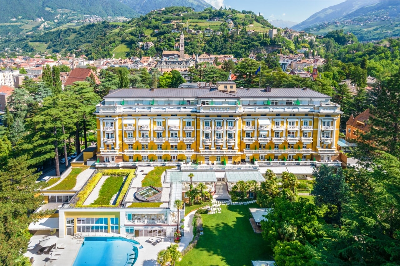 Palace Merano was built in the belle epoque style, 120 years ago. Palace Merano was built in the belle epoque style, 120 years ago.