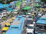 Delhi Master Plan-2047 (MPD-2047) notified on August 20, 2026, aims to disincentivise the use of private vehicles, encourage more public transport use, and “enhance the potential of active travel of walking and cycling as an affordable, comfortable and safe mobility option”. (Sonu Mehta/HT Photo)