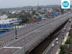 GMDA chief engineer Pravin Chaudhary said the authority plans to construct a four-lane elevated corridor in each direction between Vatika Chowk and NH-48. (HT Archive)