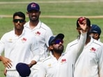 India A’s Mumbai bowler Shams Mulani. (Prakash Parsekar)