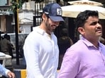 Mumbai, India,Oct. 2_Dino Morea reached EOW office at CP office in Mumbai, India, on Friday, Oct. 2, 2026. (HT Photo / Hindustan Times)
