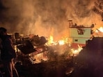 SDM Gurmeet Negi said that the affected families have been provided with immediate relief of <span class='webrupee'>₹</span>20,000 each, along with blankets and rations. (HT Photo) SDM Gurmeet Negi said that the affected families have been provided with immediate relief of <span class='webrupee'>₹</span>20,000 each, along with blankets and rations. (HT Photo)