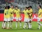 India vs Brazil Highlights: Estevao broke the deadlock in the 29th minute.(REUTERS)
