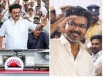 Vijay strongly condemned Stalin's alleged remarks in a post on X, describing the DMK as a “force of evil” and accusing Stalin of speaking about Sathyabama in an indecent manner.