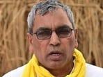 Suheldev Bharatiya Samaj Party president and UP minister Om Prakash Rajbhar. (HT file)