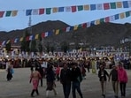 The eastern Ladakh border standoff between the Indian and Chinese militaries erupted on May 5, 2020, following a violent clash in the Pangong Lake areas. (HT File) The eastern Ladakh border standoff between the Indian and Chinese militaries erupted on May 5, 2020, following a violent clash in the Pangong Lake areas. (HT File)
