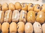 The smuggled gold was concealed in 23 capsules.