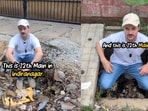 A Canadian man shared a video of Bengaluru’s damaged footpaths and questioned the city’s poor pedestrian infrastructure.(Instagram/@caleb_friesen)