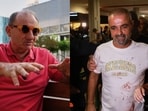 Daniel Schlichter (left) and Yaniv Hayoun (right) were among the passengers who restrained the co-pilot.