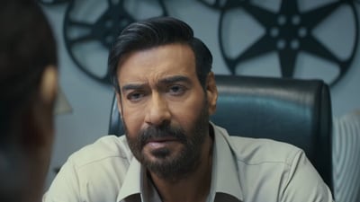 Drishyam 3 box office collection day 2 (updated live): Ajay Devgn in a still from the film.