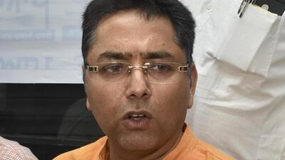 Arora rejected allegations raised during a recent meeting at the Sangrur SSP’s office that he and cabinet colleague Harpal Singh Cheema were trying to protect the Kanoi village sarpanch (HT) Arora rejected allegations raised during a recent meeting at the Sangrur SSP’s office that he and cabinet colleague Harpal Singh Cheema were trying to protect the Kanoi village sarpanch (HT)
