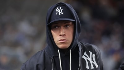 The Yankees decided not to include Aaron Judge on the ALDS roster. (IMAGN IMAGES via Reuters Connect)