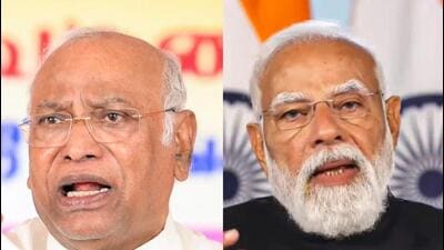 Congress president Mallikarjun Kharge in a letter addressed to Prime Minister Narendra Modi sought urgent intervention in Karnataka’s worsening drought situation (File Photo) Congress president Mallikarjun Kharge in a letter addressed to Prime Minister Narendra Modi sought urgent intervention in Karnataka’s worsening drought situation (File Photo)