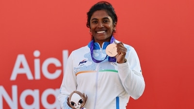 Bronze medallist Nethra Kumanan (REUTERS)