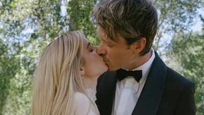 Actor Emma Roberts and Cody John