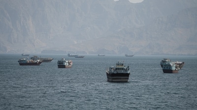 The Indians were travelling aboard MT Kazimah III when the vessel was struck by a projectile while passing through the Strait of Hormuz. (REUTERS/Image for representation)