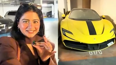 An Indian woman was surprised to see luxury cars, including Rolls-Royces and a Ferrari, gathering dust in Dubai. (Instagram/riya_realtor) An Indian woman was surprised to see luxury cars, including Rolls-Royces and a Ferrari, gathering dust in Dubai. (Instagram/riya_realtor)