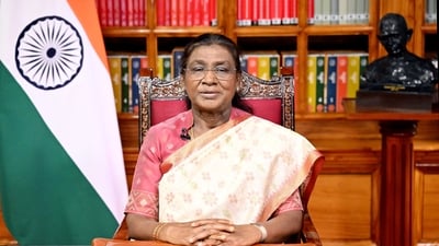 President Draupadi Murmu. (Office of President)