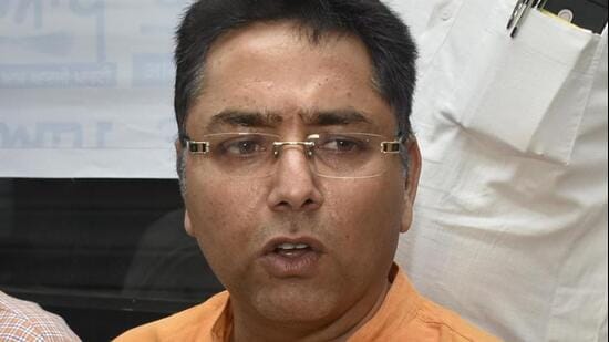 Arora rejected allegations raised during a recent meeting at the Sangrur SSP’s office that he and cabinet colleague Harpal Singh Cheema were trying to protect the Kanoi village sarpanch (HT)