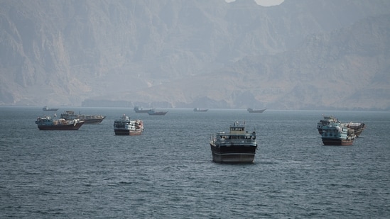 The Indians were travelling aboard MT Kazimah III when the vessel was struck by a projectile while passing through the Strait of Hormuz. (REUTERS/Image for representation)
