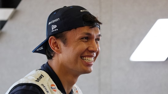 Williams' Alex Albon.