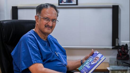 Mumbai, India. Oct 01, 2026 - Dr P. Jagannath, Indian Oncosurgery/Surgical Oncology, posed for an interview with Hindustan Times in Mumbai, India. Oct 01, 2026 (Photo by Raju Shinde/HT Photo)