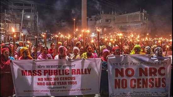 One key demand among the five points in the JFD memorandum is “No NRC, No Census”, with the organisation demanding that the Manipur government urge the Central Government to update the NRC using 1951 as the cut-off year. (ANI)