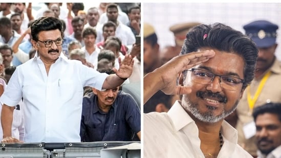 Vijay strongly condemned Stalin's alleged remarks in a post on X, describing the DMK as a “force of evil” and accusing Stalin of speaking about Sathyabama in an indecent manner.