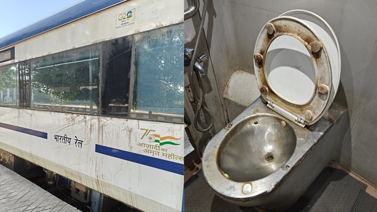 Vande Bharat passenger raises concerns over train condition.