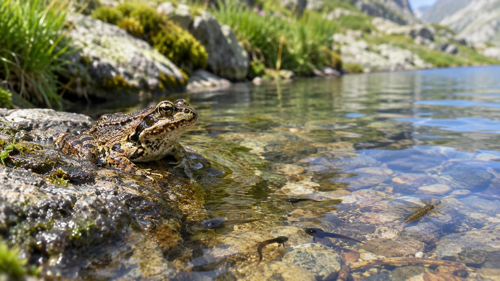 When the minnows left, the amphibians came back. (AI-generated/ChatGPT) When the minnows left, the amphibians came back. (AI-generated/ChatGPT)