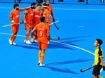 India won the gold on Saturday.