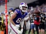 Dalton Kincaid #86 of the Buffalo Bills pictured.