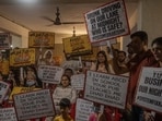 Mumbai, India - September 03, 2026: Residents of 4th and 5th Road in Khar West stage a silent and peaceful walk to protest alleged late-night noise, public nuisance and traffic congestion linked to pub activity in the area. (Hindustan Times)