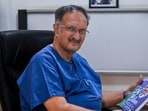 Mumbai, India. Oct 01, 2026 - Dr P. Jagannath, Indian Oncosurgery/Surgical Oncology, posed for an interview with Hindustan Times in Mumbai, India. Oct 01, 2026 (Photo by Raju Shinde/HT Photo)