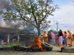 Locals claimed that during the arson, Hemjang Haokip, a 71-year-old Kuki farmer, was allegedly burnt alive by the unknown miscreants(PTI/ Representative)