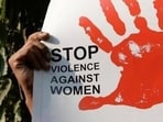 She alleged that he tried to strangulate her and pushed her onto a bed. The other four accused, who also worked at the same place, were present, she said. (HT File)