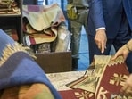 US-secretary-of-state-John-Kerry-visits-the-central-cottage-industries-emporium-marketplace-in-New-Delhi-AFP