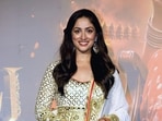 Yami Gautam at the trailer launch of her upcoming film Nayyi Navelly. (ANI Photo)
(Sunil khandare )