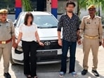 The police arrested the man along with his alleged girlfriend (@meerutpolice)