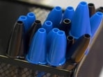Pen caps feature holes for airflow, preventing asphyxiation risks if inhaled. 