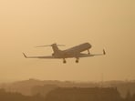 The pilot's transmission could not be heard well in the recording.(Representational)