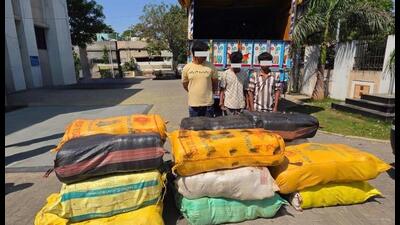 NCB busts interstate drug network, seizes ₹5-cr cannabis concealed in steel pipes NCB busts interstate drug network, seizes ₹5-cr cannabis concealed in steel pipes